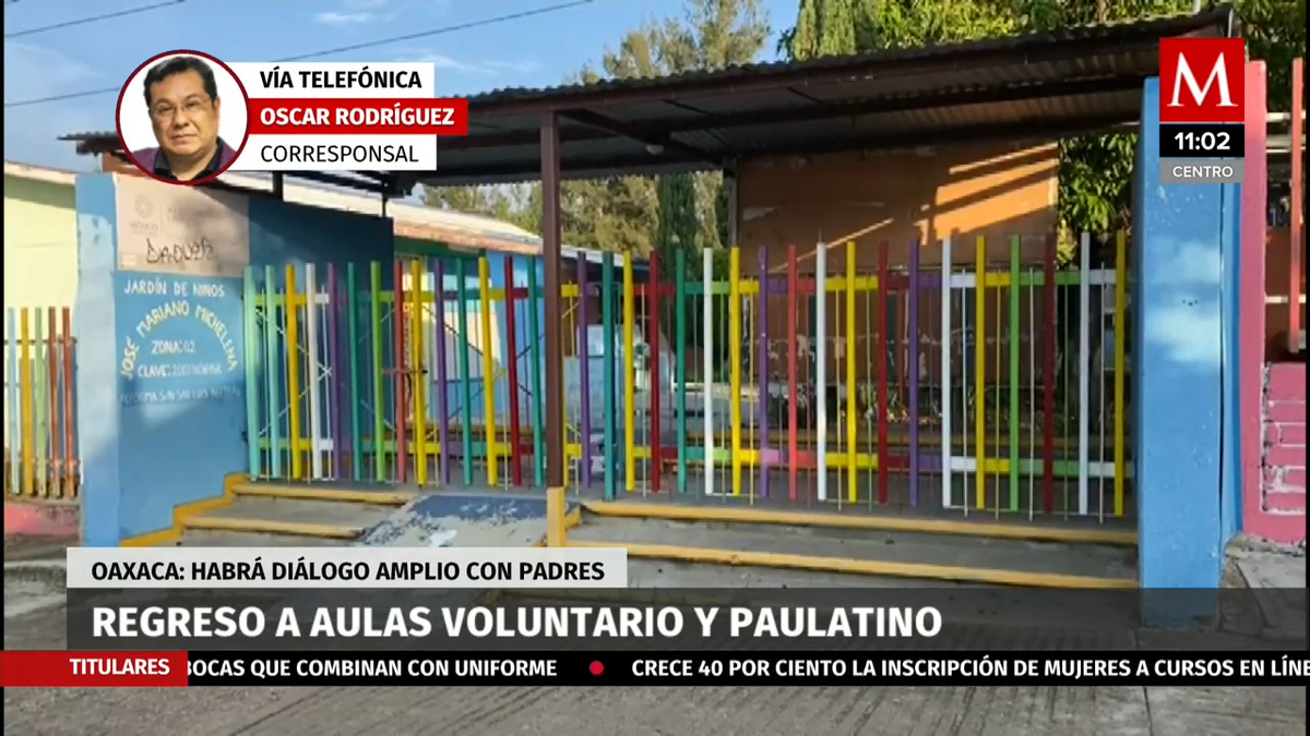 El regreso a clases presenciales será voluntario y paulatino en Oaxaca