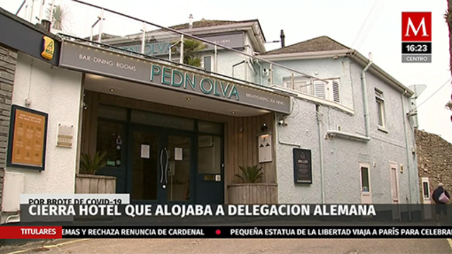 Cierra hotel que alojaba a delegación alemana del G7
