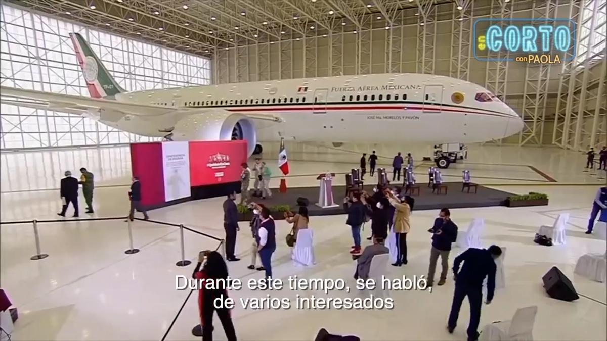 El avión presidencial volvió a los reflectores
