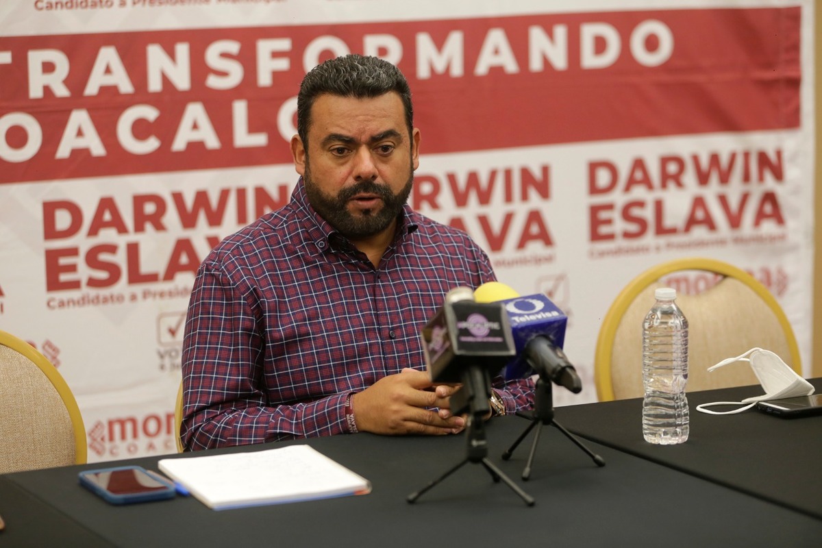 El candidato Darwin Eslava. (Iván Carmona)
