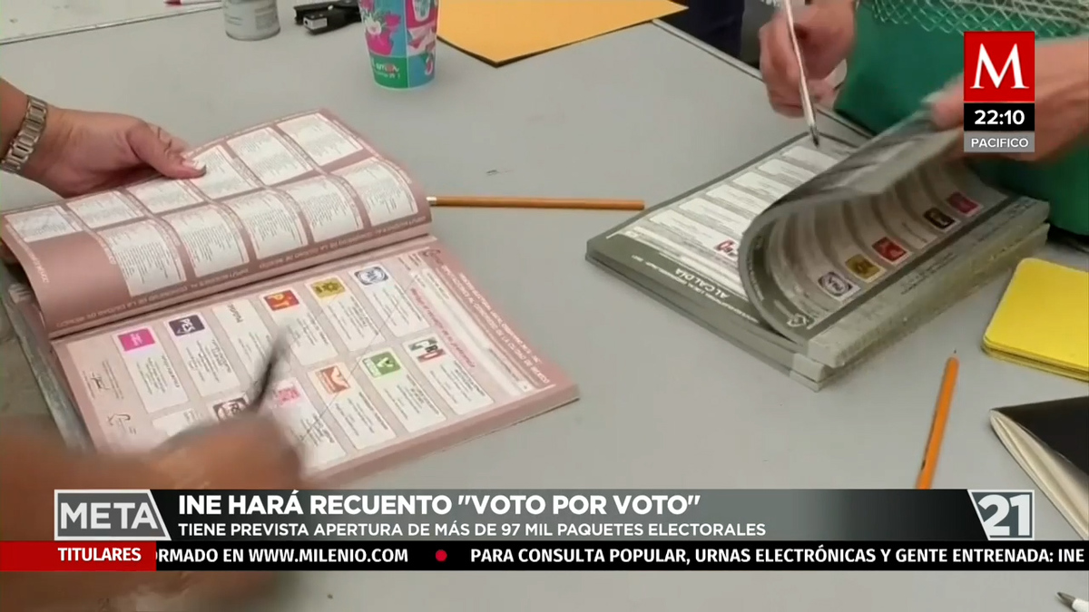INE hará recuento de votos en dos distritos federales