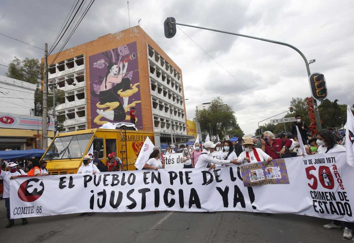 La marcha es en conmemoración de la masacre estudiantil del 10 de junio de 1971 | Araceli López