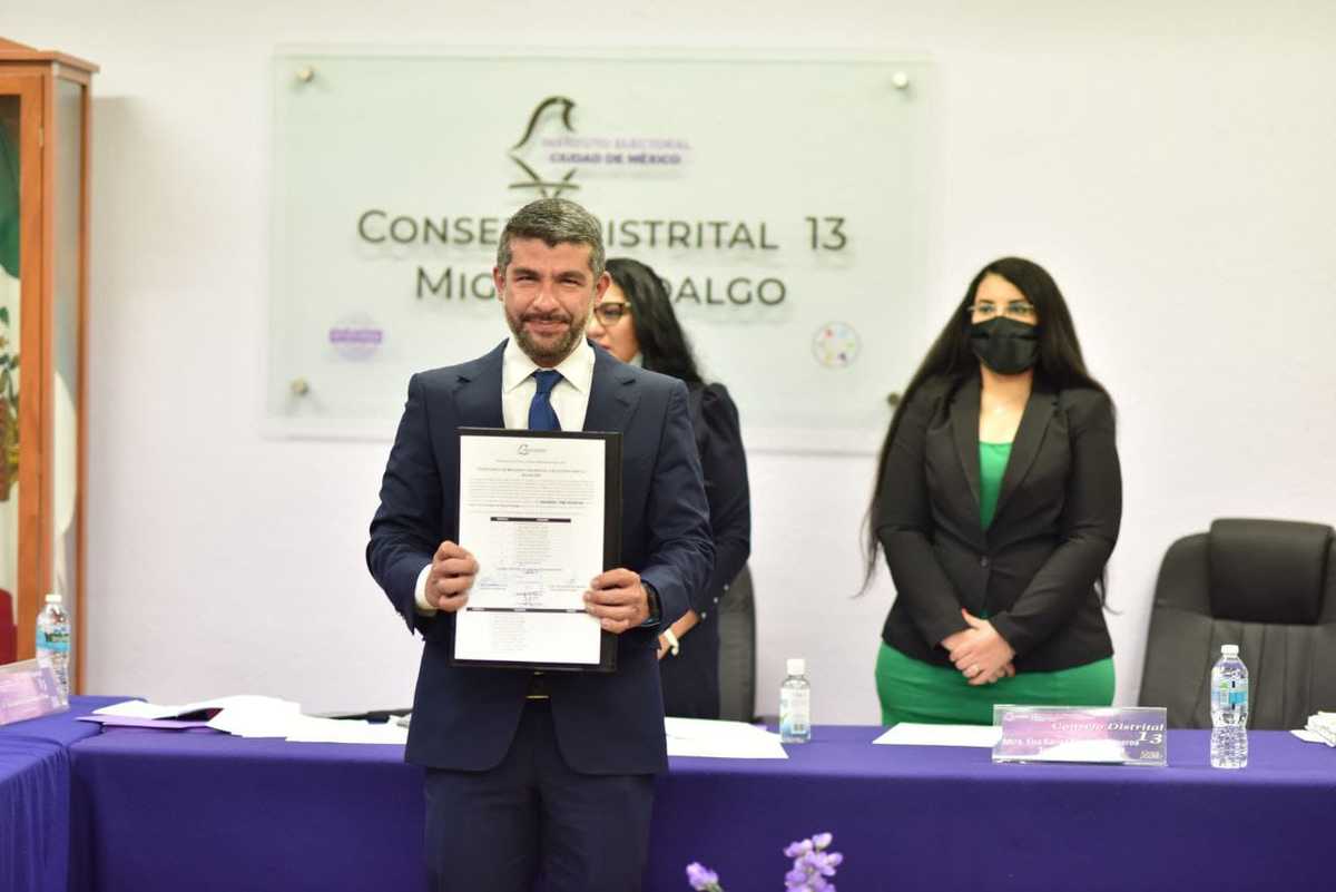 Mauricio Tabe, candidato electo en Miguel Hidalgo | Especial