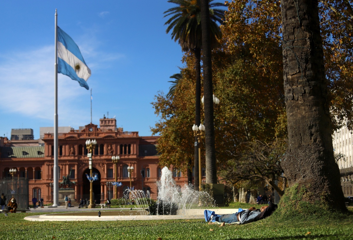 Entrada de la Casa Rosada, sede del gobierno de Argentina. (Reuters)