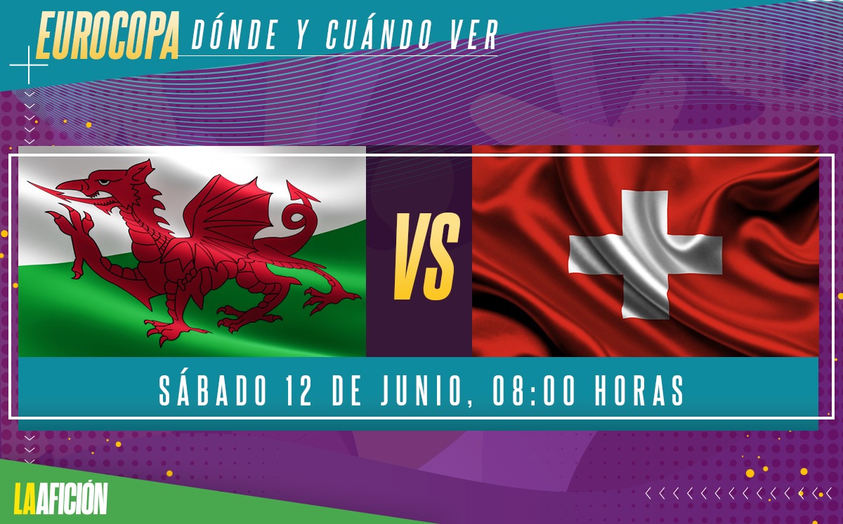 Gales vs Suiza: partido de la  Eurocopa  2021