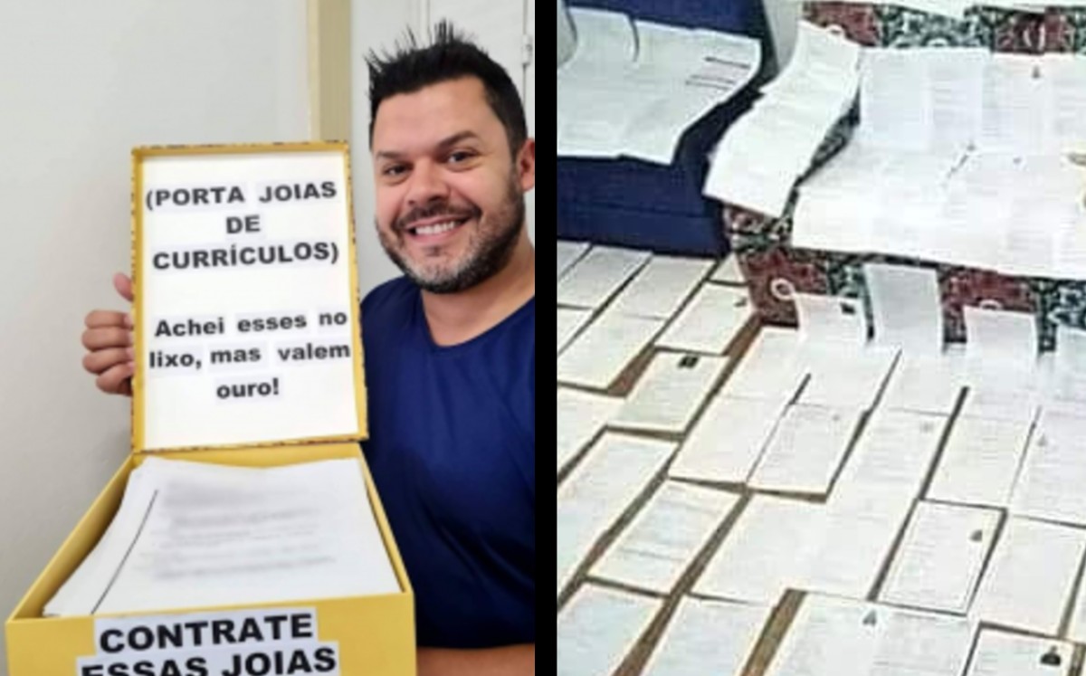 Hombre reparte 62 currículums que encontró en la basura; logra conseguir empleos. (Especial)