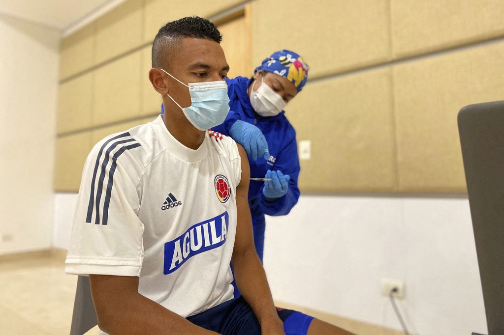 Pruebas anticovid en Colombia (AFP)