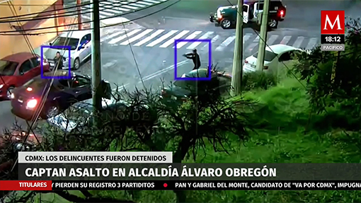 Captan asalto y detienen a ladrones en alcaldía Álvaro Obregón