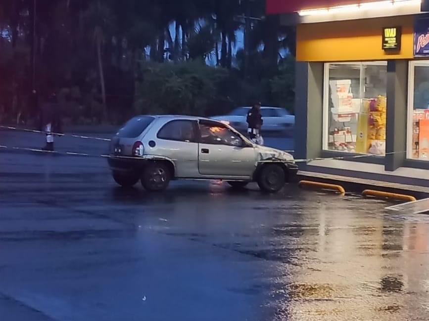 El lugar fue acordonado por elementos de seguridad. (Isabel Zamudio)