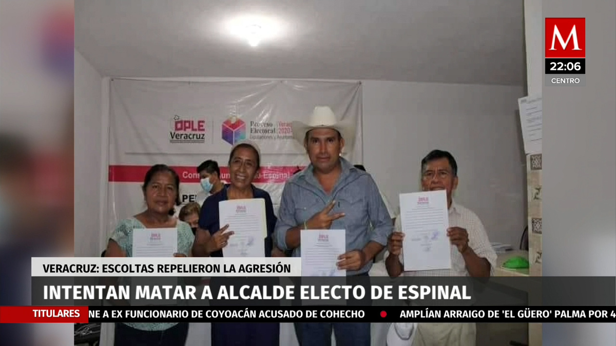Intentan asesinar a alcalde electo de Espinal, Veracruz