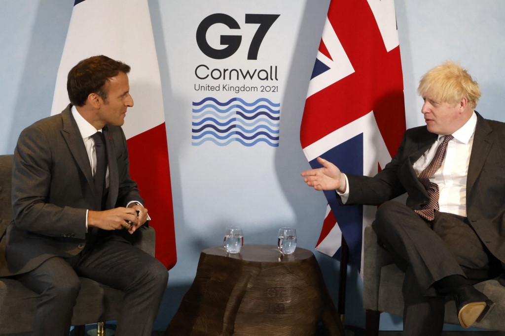 Los participantes del G7 debatieron sobre el plano internaciona en el segundo día de la cumbre en Reino Unido. (AFP)