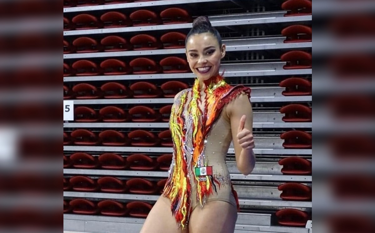 Rut Castillo logra plaza olímpica en gimnasia rítmica para México (Cortesía)