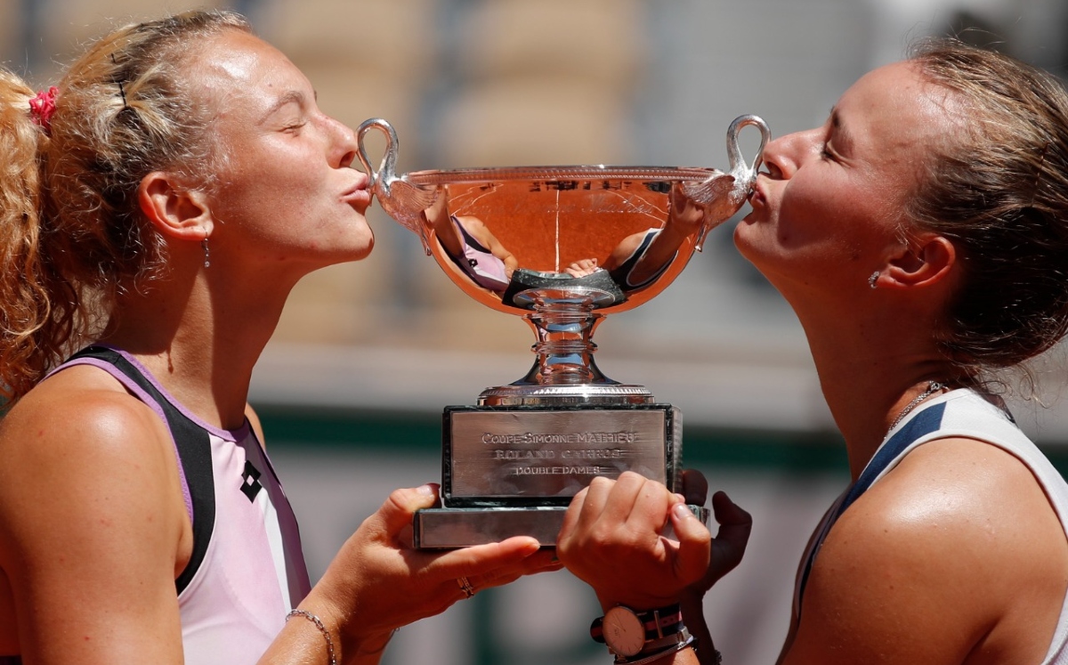 Barbora Krejcikova y Katerina Siniakova (Reuters)