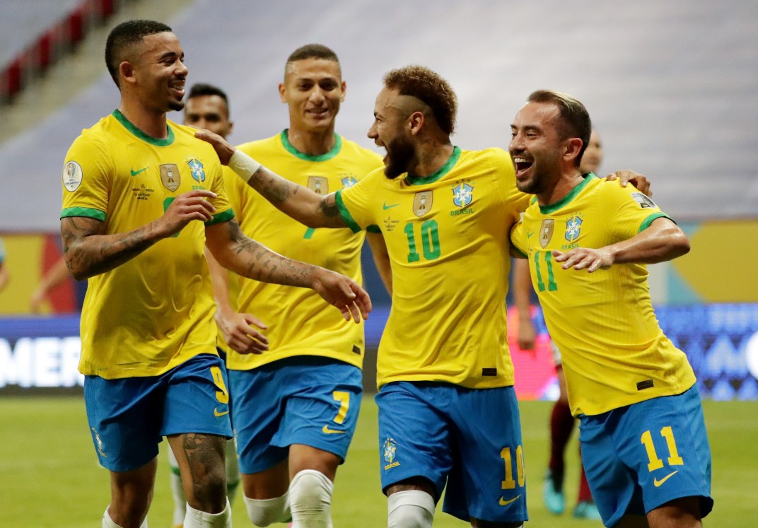 Brasil cumple y golea a Venezuela en el incoo de la Copa América 2021 (Reuters)