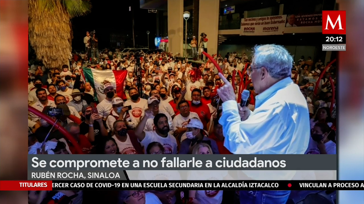 Ser el candidato con mayor respaldo obliga a no fallarle a la gente en Sinaloa : Rubén Rocha