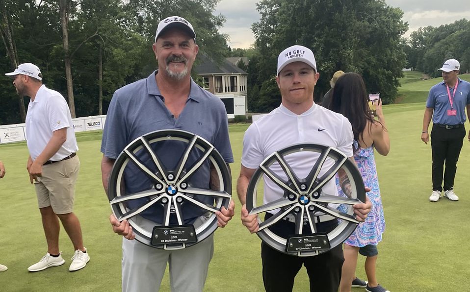 'Canelo' Álvarez brilla y gana el BMW Charity Pro-AM