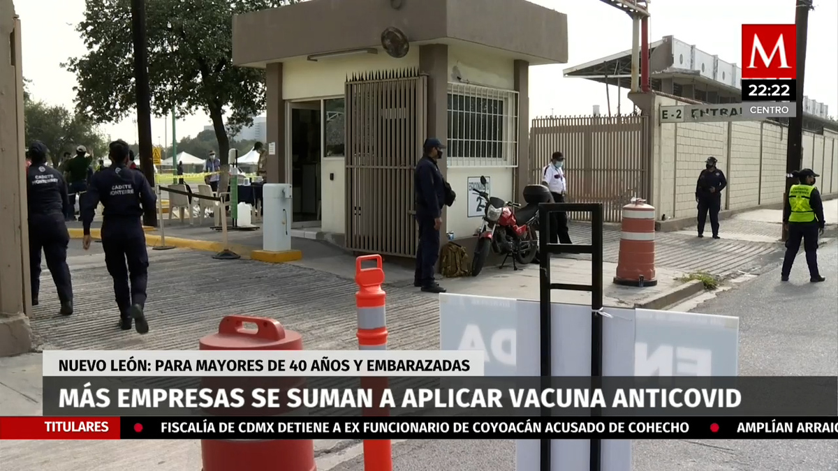 Empresas de NL empiezan a vacunar a sus empleados