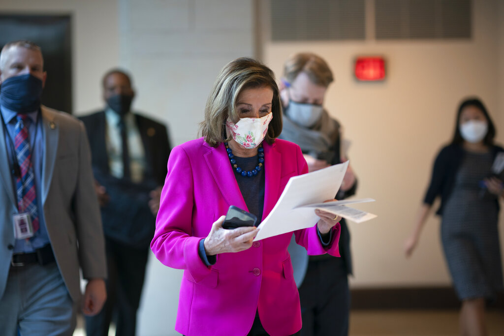 La líder en la Cámara de Representantes de Estados Unidos, Nancy Pelosi. (AP)