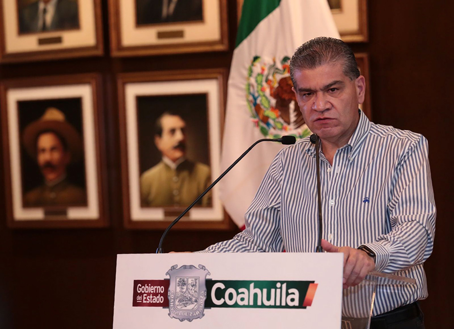 Miguel Riquelme, gobernador de Coahuila. (Especial)