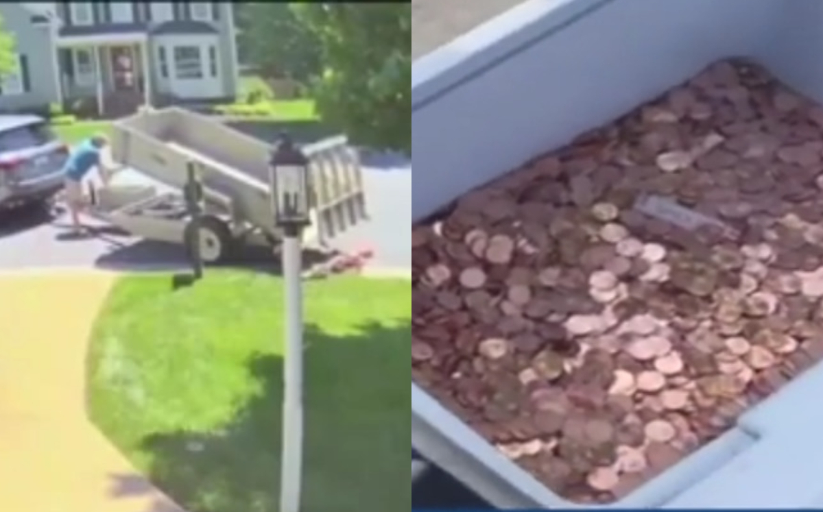 Padre paga 800 dólares de manutención con 80 mil monedas de un centavo (Especial).