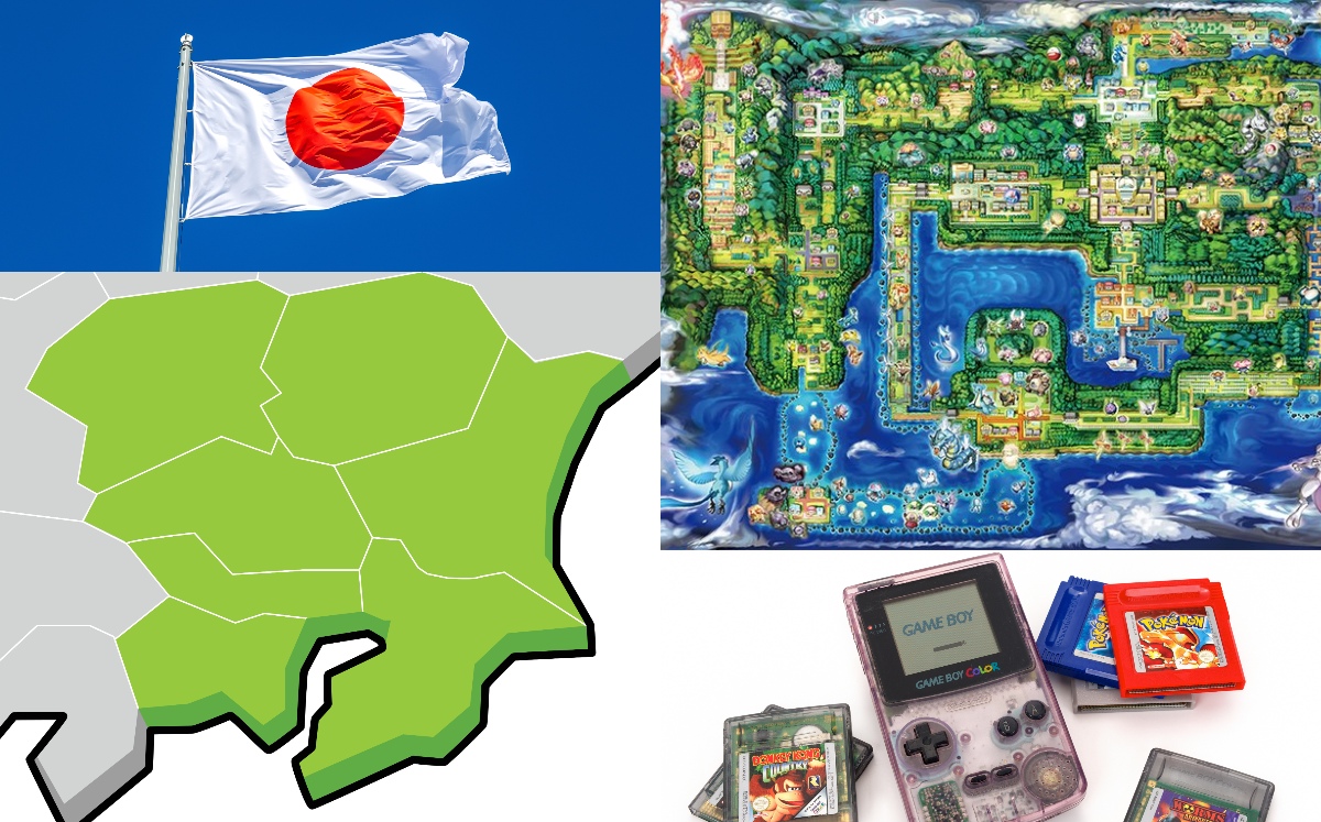 Así es la región de Kanto, que se volvió popular por el juego y serie de Pokémon (Shutterstock | Twitter).