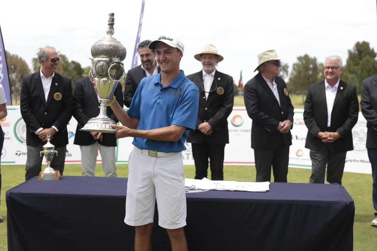 Vicente Marzilio ganó el XCIII México Internacional Amateur. | Mauricio Román