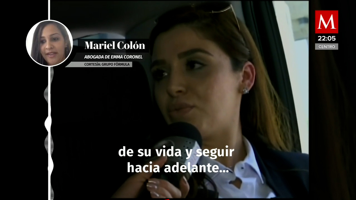 La abogada de Emma Coronel, explica cuál fue la intensión de declararse culpable