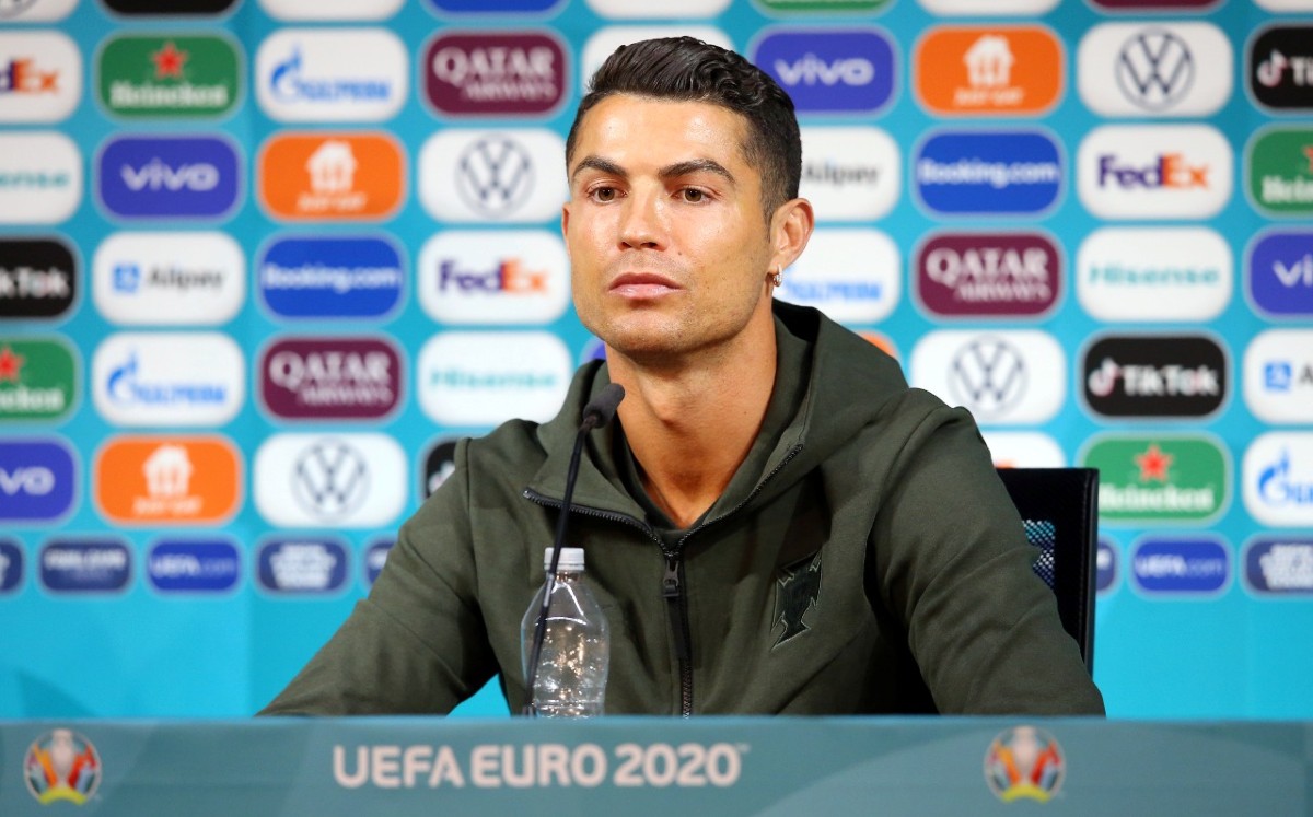 Cristiano Ronaldo, durante conferencia de prensa (Reuters)