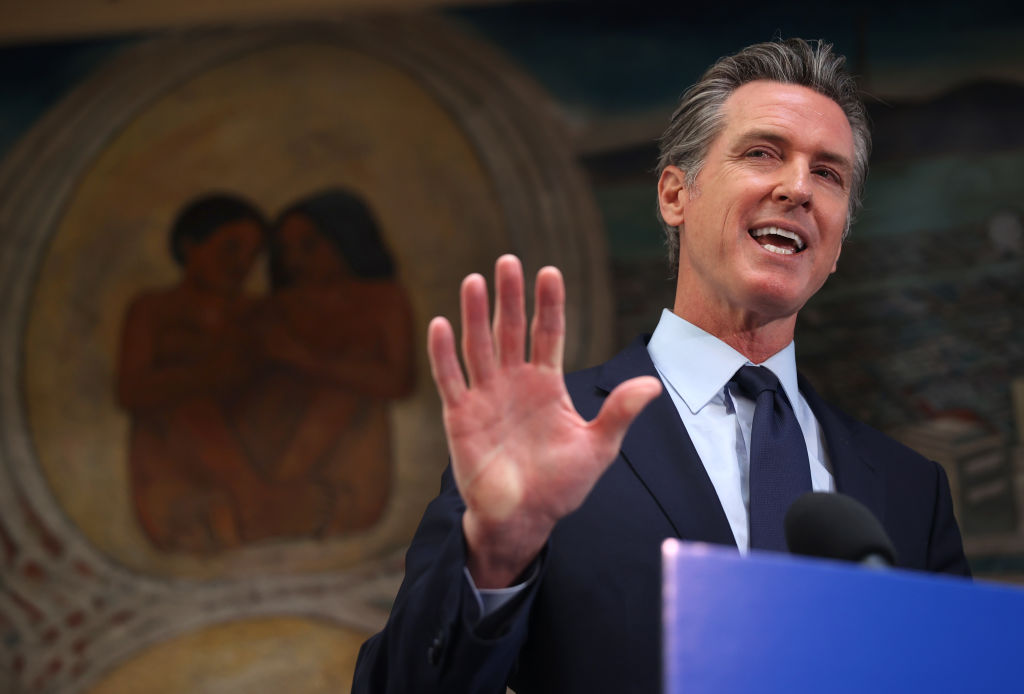 Gavin Newsom, gobernador de California. / Fotografía: Getty Images.
