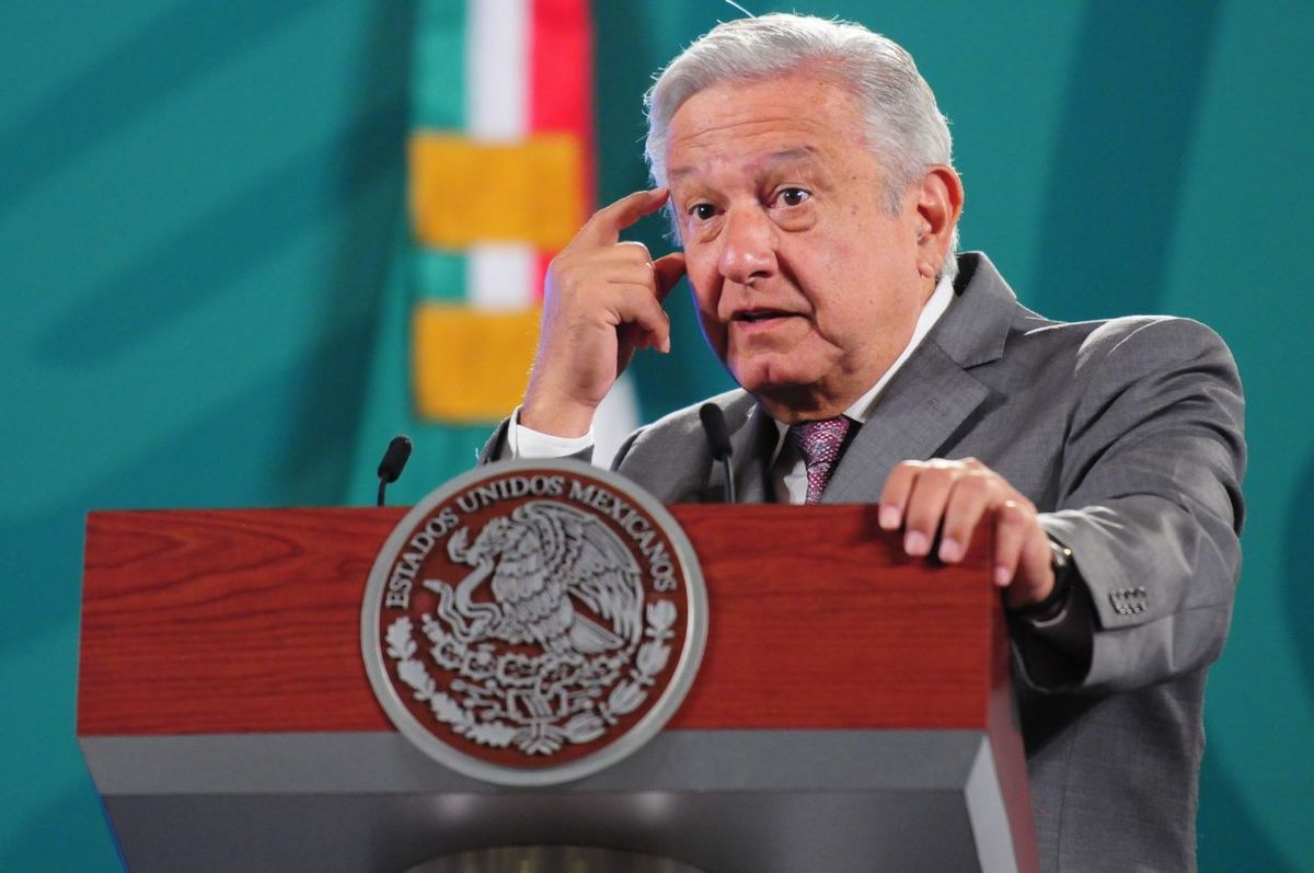 El presidente Andrés Manuel López Obrador en La Mañanera. (Cuartoscuro)