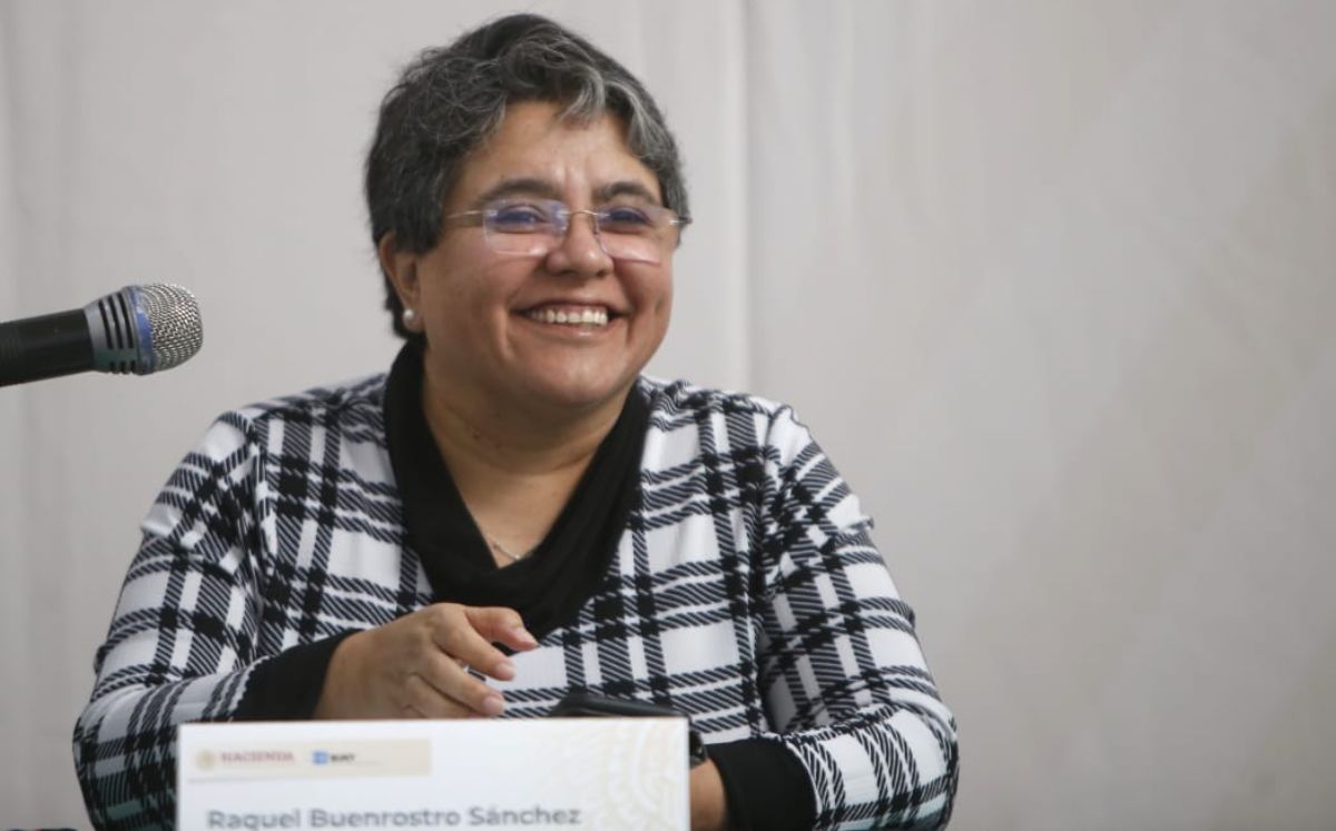Raquel Buenrostro, jefa del Servicio de Administración Tributaria. Foto: Ariana Pérez