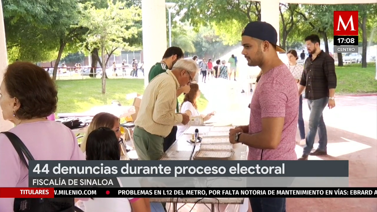 Sinaloa reporta 44 denuncias durante en el proceso electoral