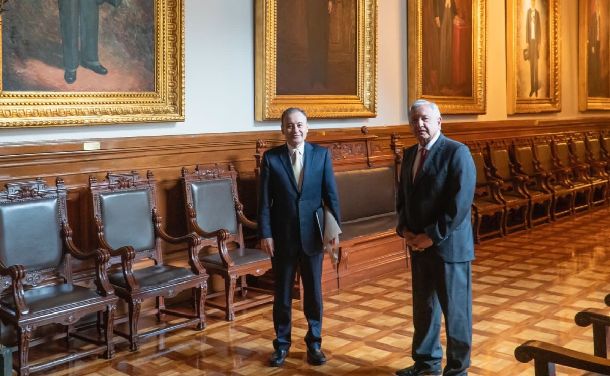 Alfonso Durazo calificó la reunión con López Obrador como fructífera. | Twitter