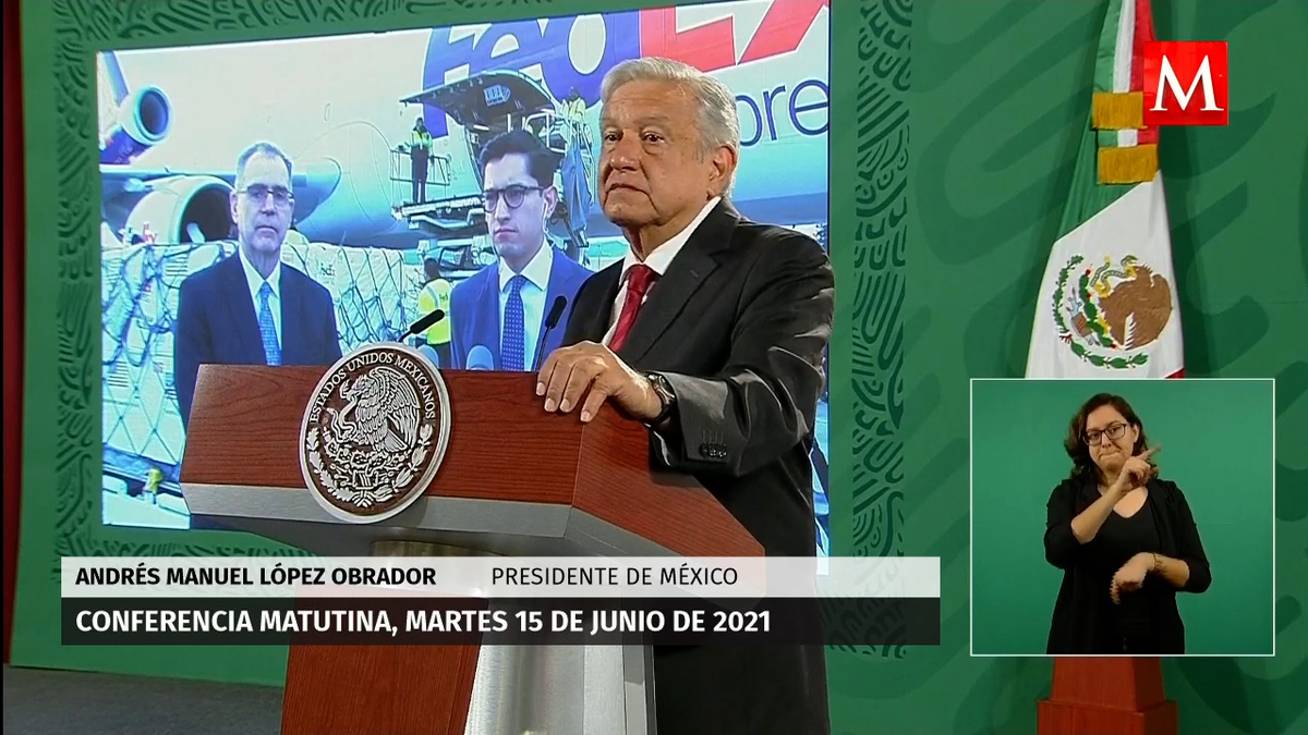 AMLO agradece a EU envío de vacunas anticovid de J&J