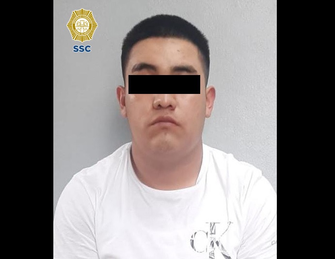 El hombre fue detenido sobre Eje 1 Norte, colonia Morelos. (Cortesía)