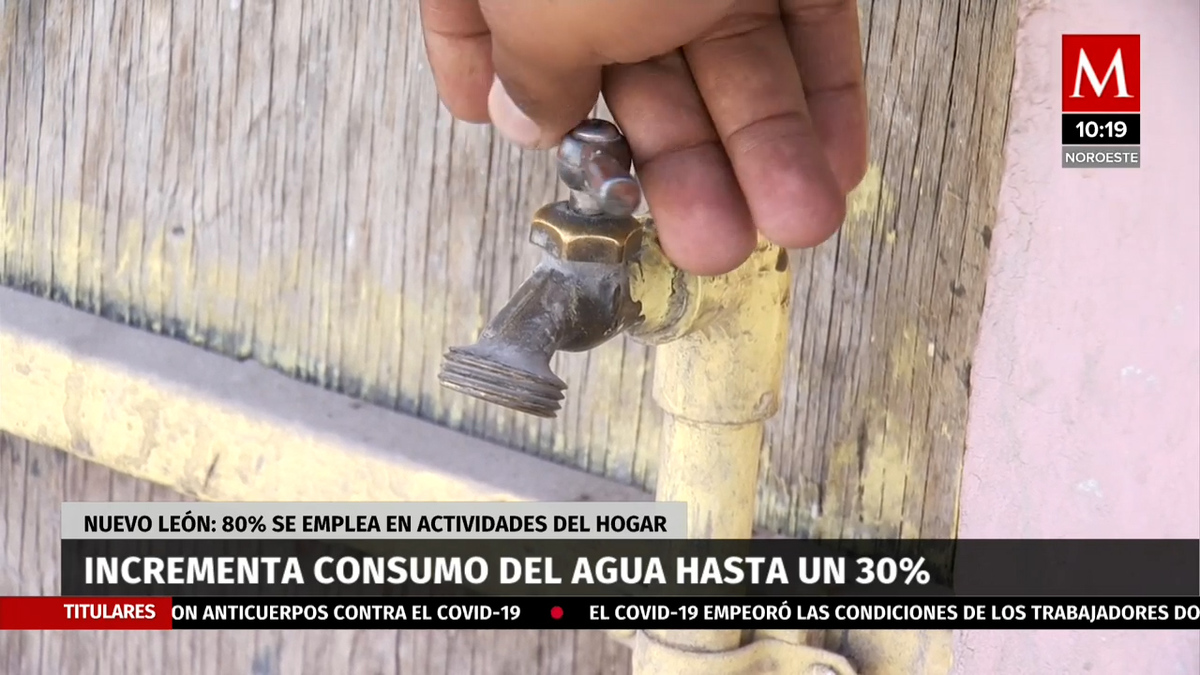 Incrementa consumo de agua hasta un 30 % en Nuevo León
