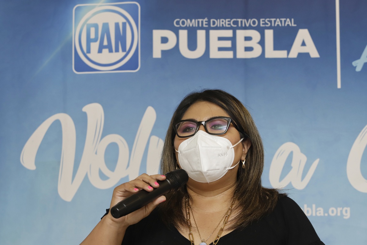 Genoveva Huerta, dirigente estatal del PAN . (Agencia Enfoque)