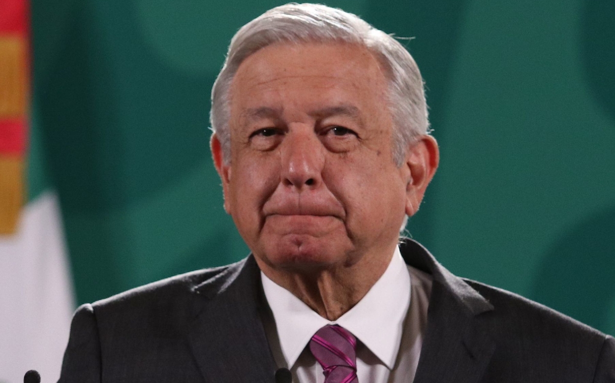 El mandatario durante su conferencia mañanera en Palacio Nacional. (Cuartoscuro)