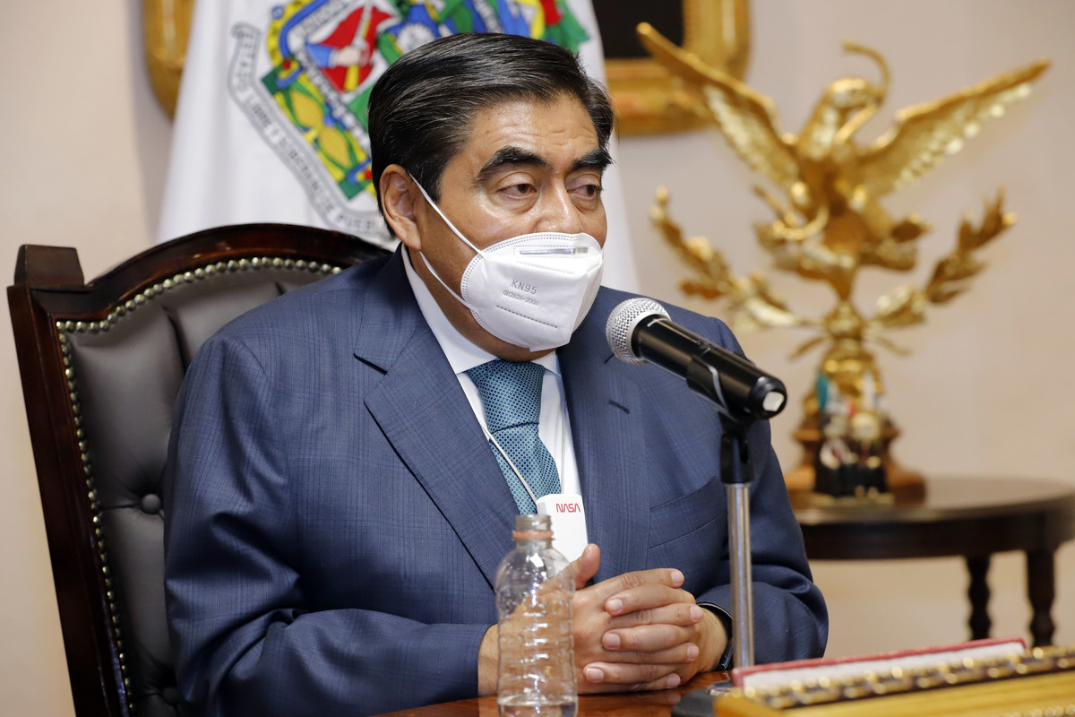 Miguel Barbosa, gobernador de Puebla. (Especial)