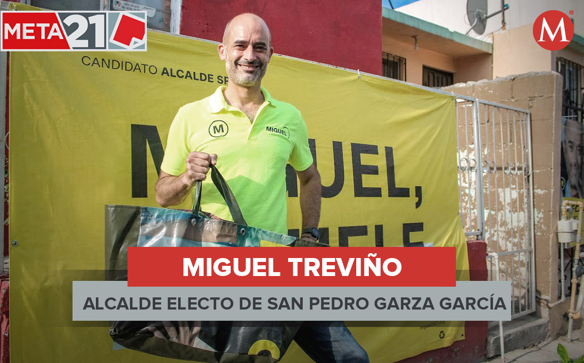 Miguel Treviño, alcalde electo de San Pedro Garza García. Foto: Especial