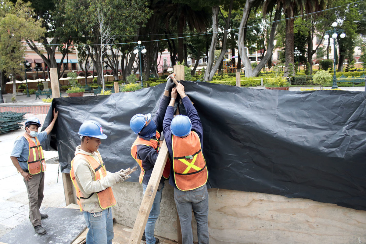 Obras de rehabilitación en el Centro Histórico. (Agencia Enfoque)