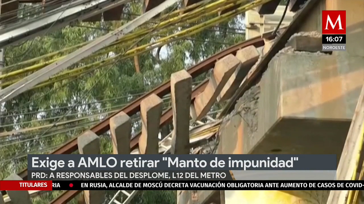 PRD en San Lázaro pide quitar “manto de impunidad” a responsables del desplome en L12