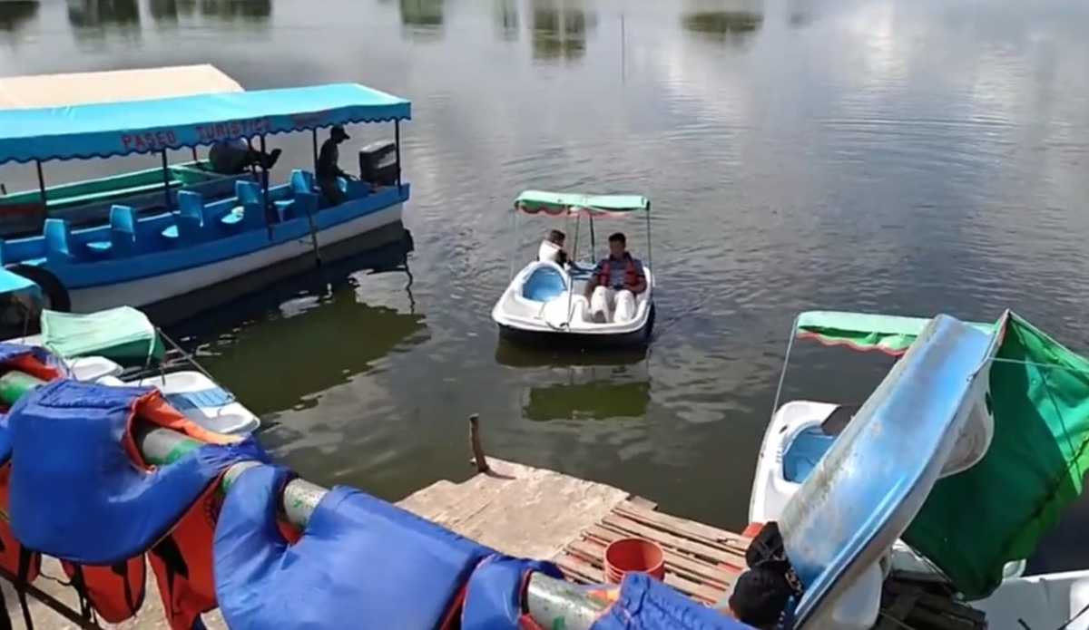 Lancheros regresan a la Laguna del Champayán en Altamira. (Pablo Reyes)