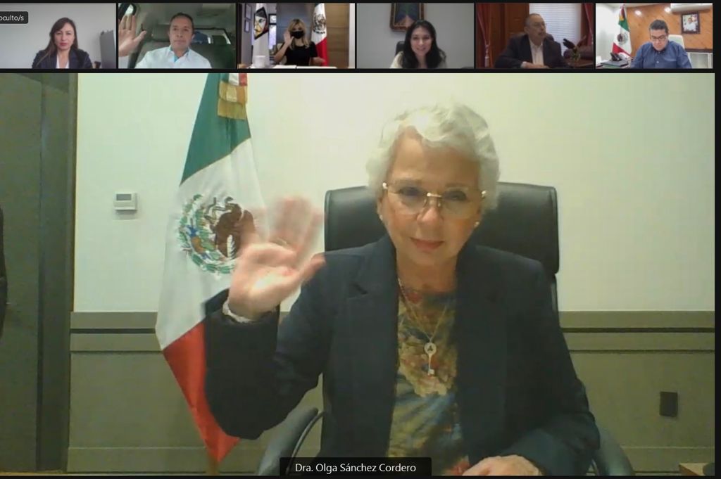 Olga Sánchez Cordero, titular de Segob. (Twitter)