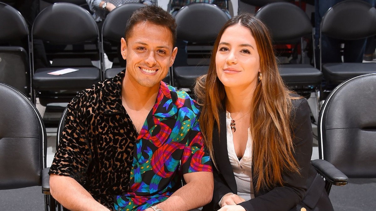 Sarah Kohan y Chicharito Hernández (Getty)
