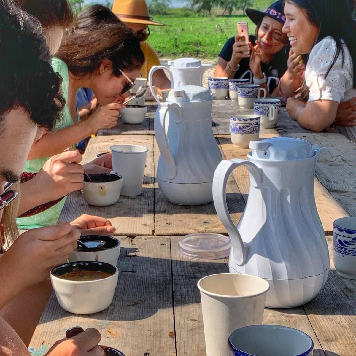 Cata de Café en Campos de Lavanda en Altamira (Foto: Cortesía)