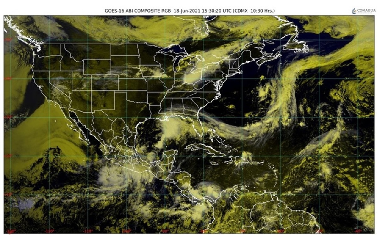 La Conagua informó sobre el surgimiento de una nueva tormenta tropical. (SMN)