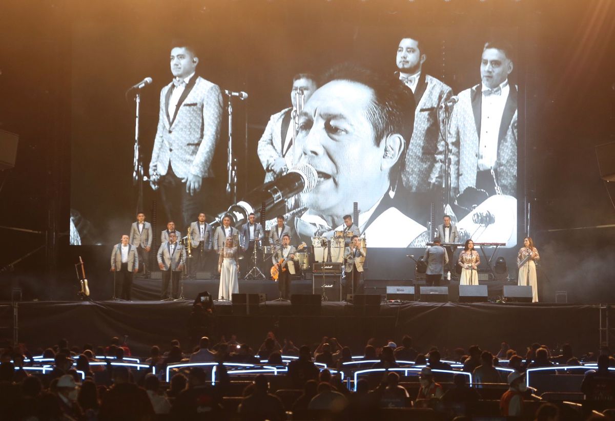 Los Ángeles Azules realizaron primer concierto tras pandemia | Ariel Ojeda