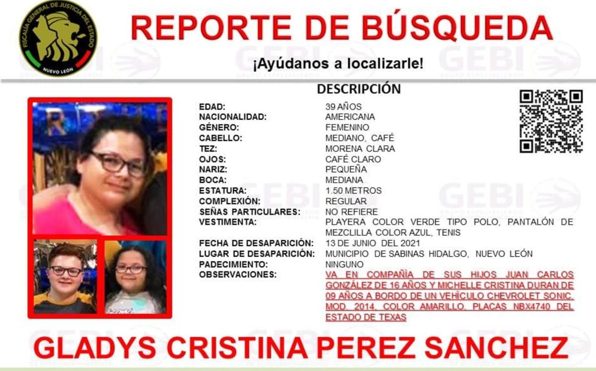 Familia estadounidense desaparecida en Nuevo León. Foto: Especial