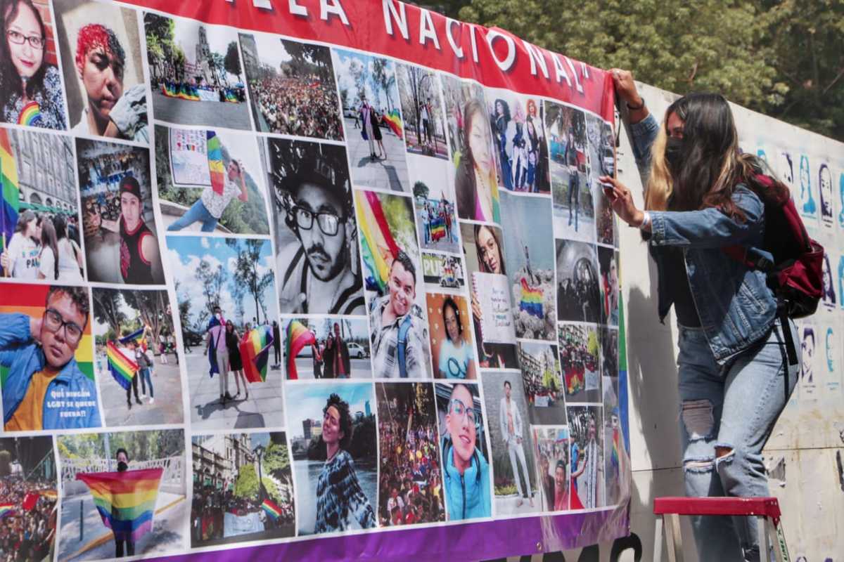 Montan lona para celebrar Orgullo Gay en Puebla | Melanie Torres